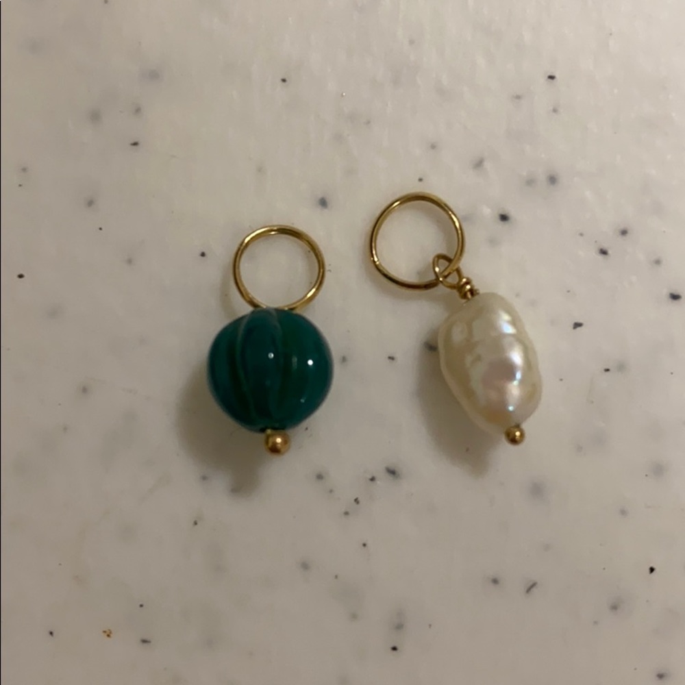 Charms for hoop earrings.